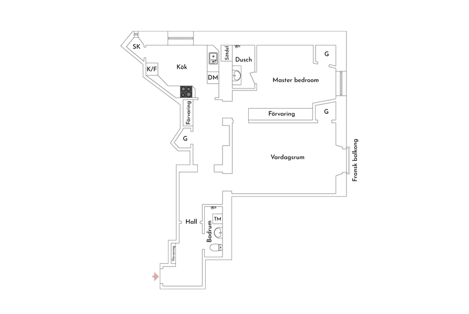 Bostadsrätt, Norrbackagatan 5A, Vasastan - Birkastan, Stockholm