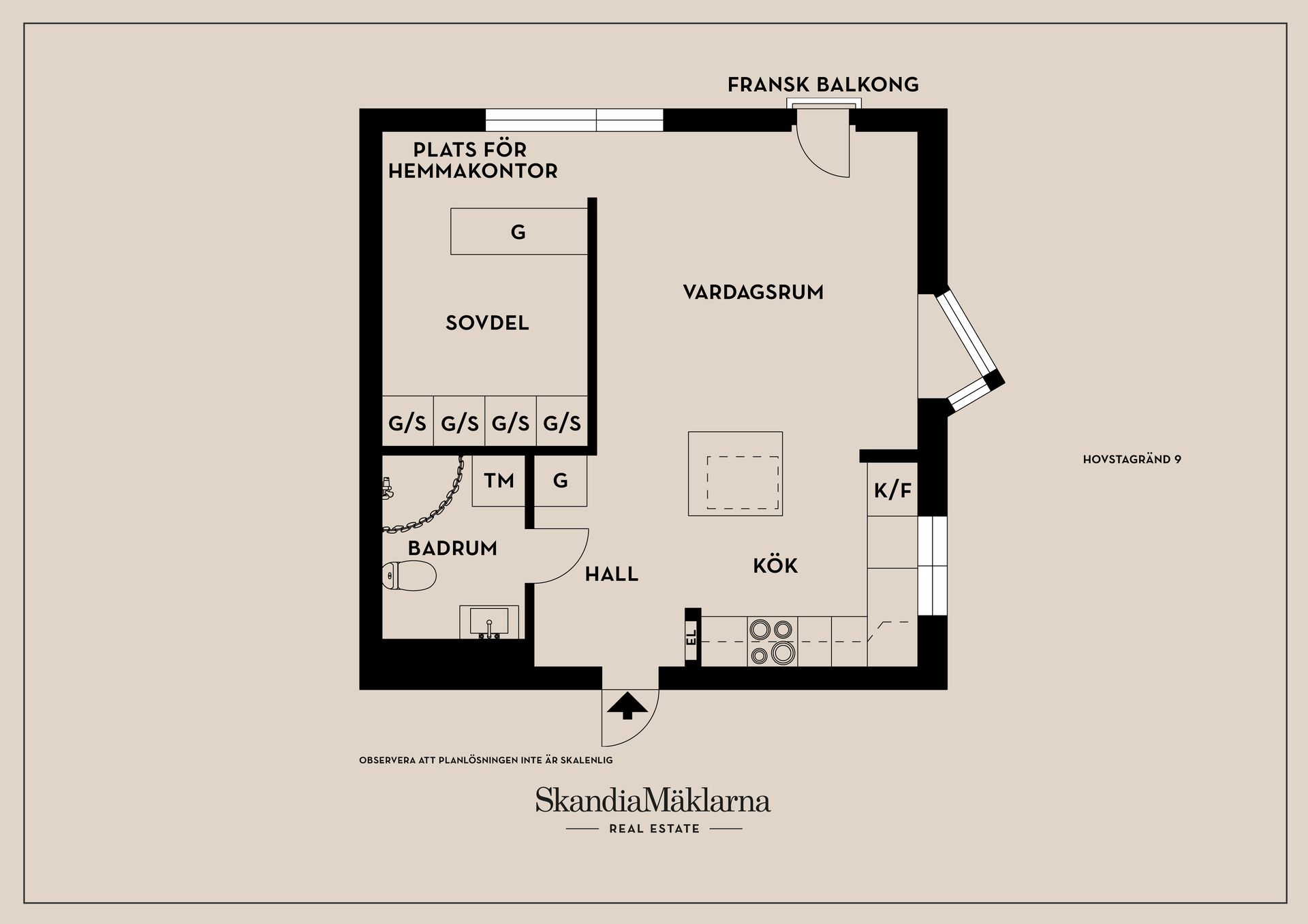 Bostadsrätt, Hovstagränd 9, Hagsätra, Stockholm