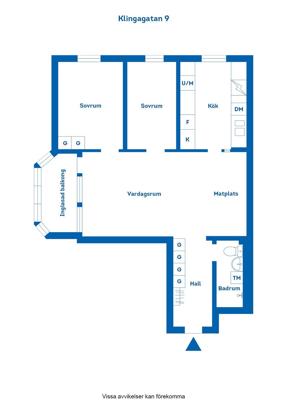 Bostadsrätt, Klingagatan 6, Skarphagen, Norrköping