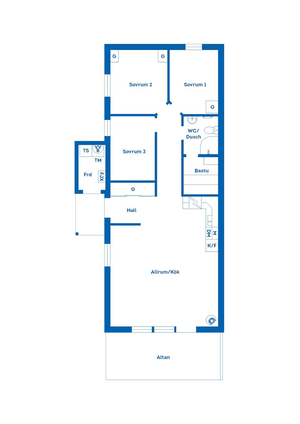 Bostadsrätt, Harrströmsvägen 10A, Sångbäcksvallen, Berg