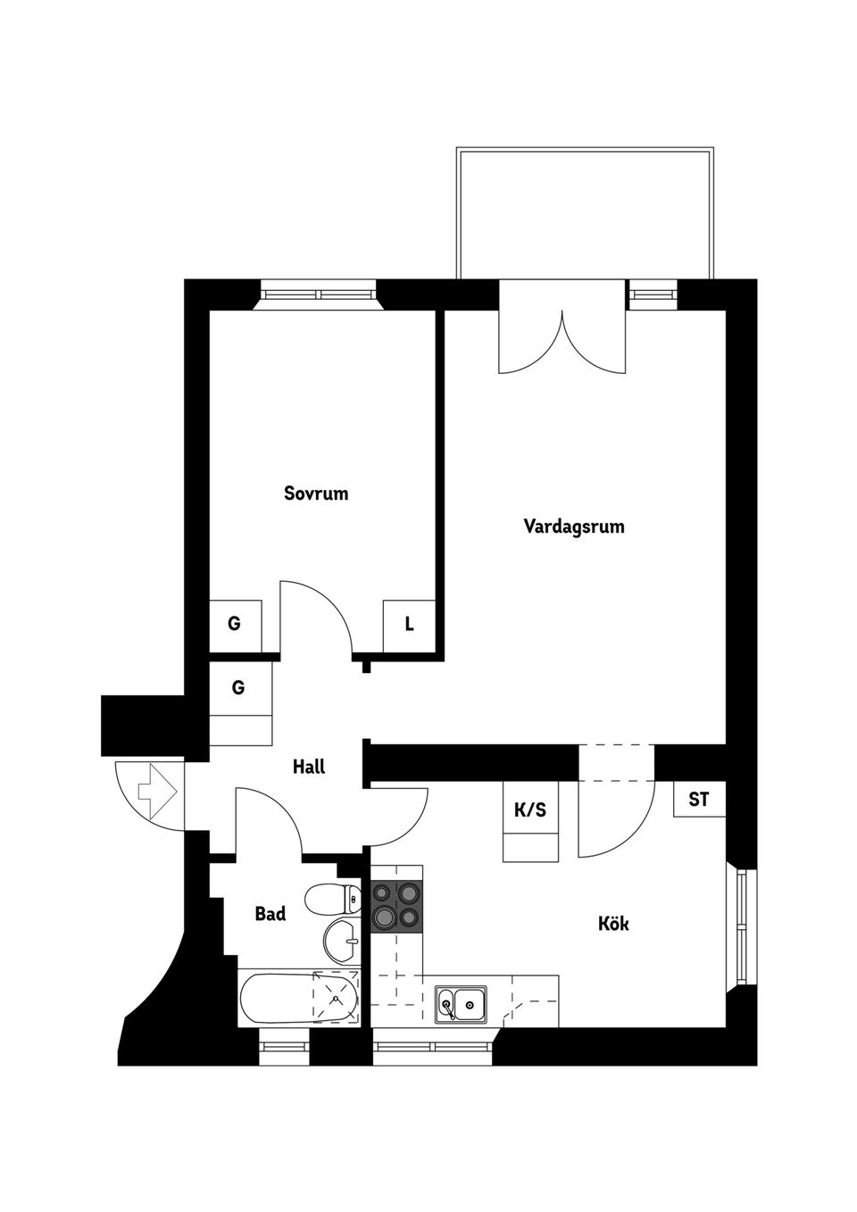 Bostadsrätt, Tunnlandsvägen 71, Bromma - Åkeslund, Stockholm