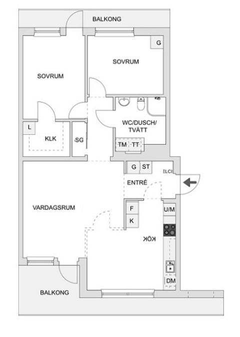 Bostadsrätt, Frida Hjertbergs Gata 6, Johanneberg, Göteborg