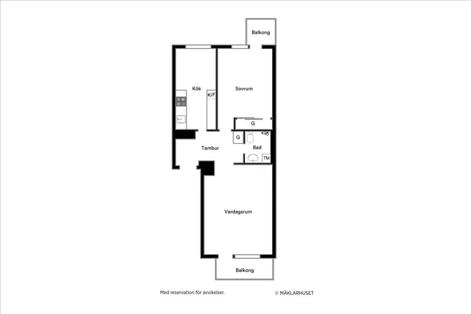 Bostadsrätt, Brålunden 19, vån 2/3, Nockeby, Stockholm