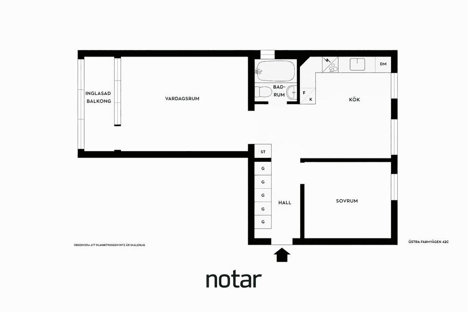 Bostadsrätt, Östra Farmvägen 42C, Malmö