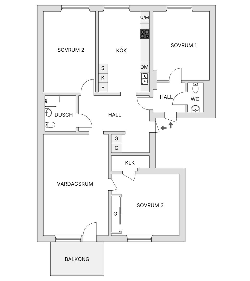 Bostadsrätt, Sätunavägen 11B, Märsta - Centralt, Sigtuna