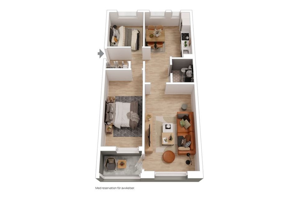 Bostadsrätt, Gröna Gatan 31 D, Salabacke, Uppsala