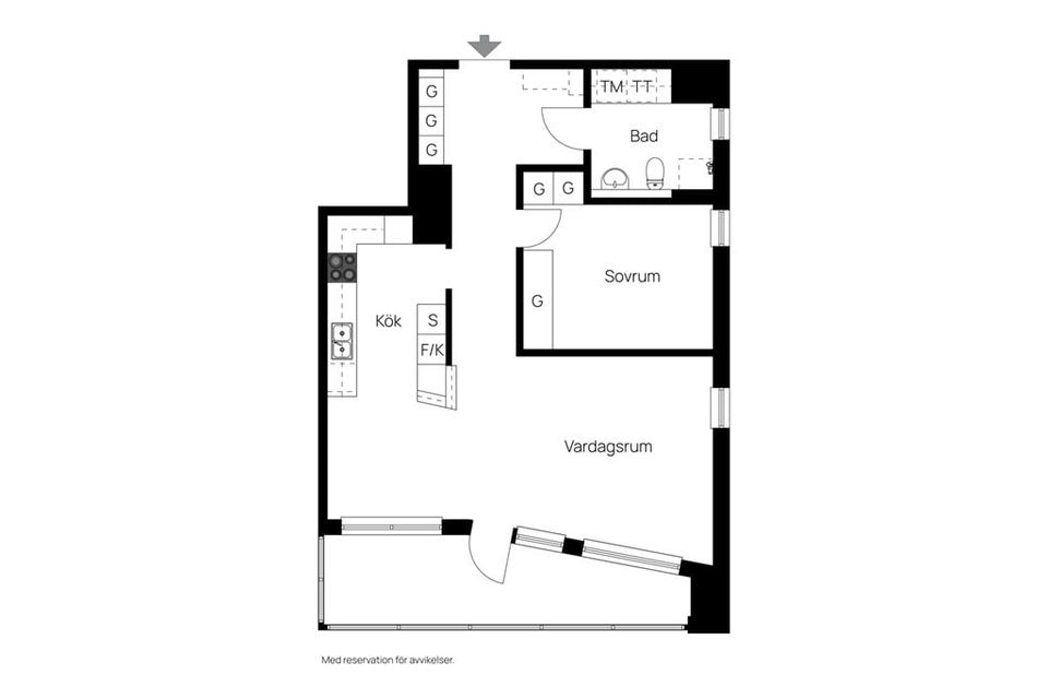 Bostadsrätt, Rorgängargatan 17A, Hammarby Sjöstad, Stockholm