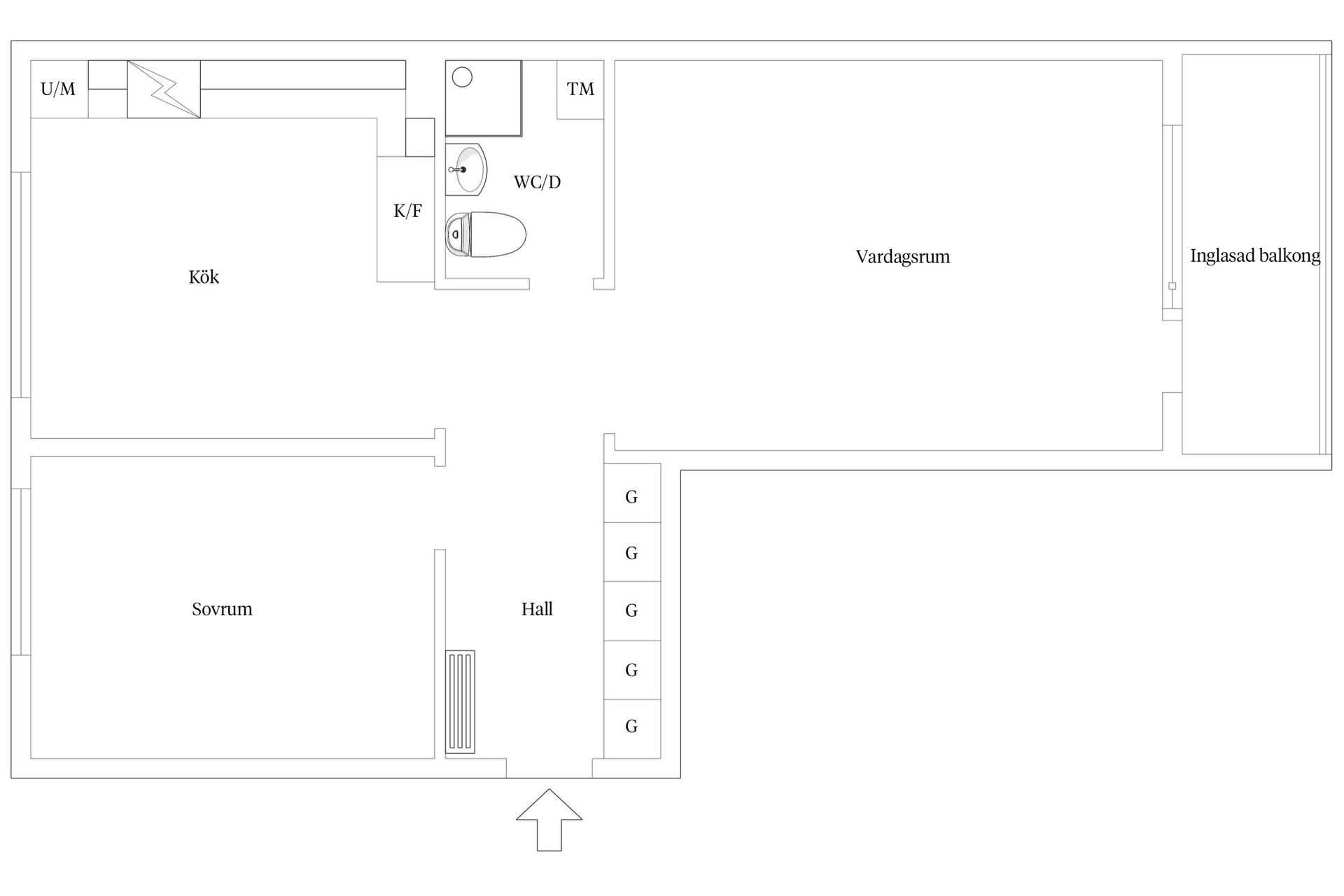 Bostadsrätt, Bodagatan 33, Boda, Borås