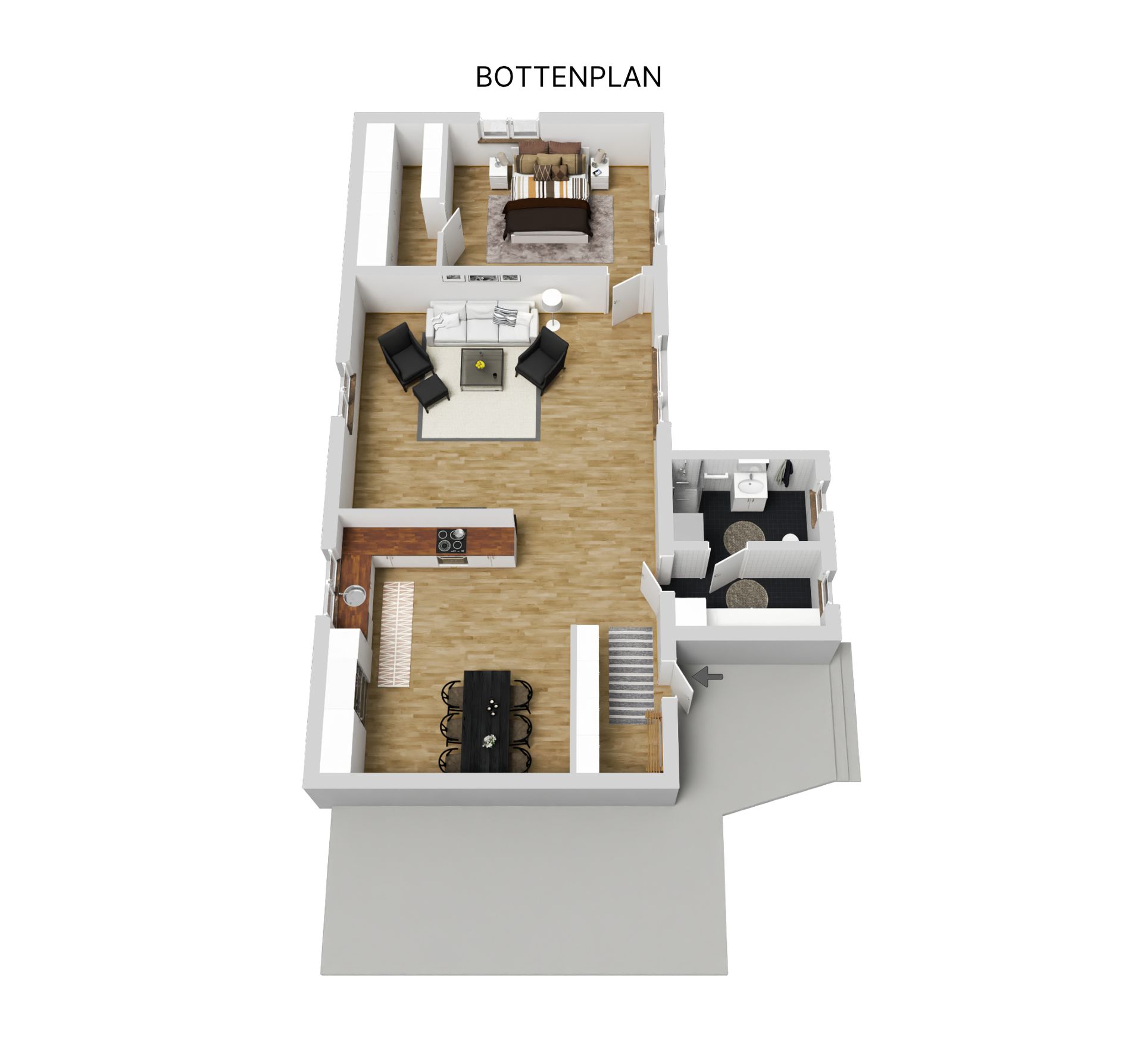 Villa, Sjötorgsgatan 4A, Centrala Gällivare, Gällivare