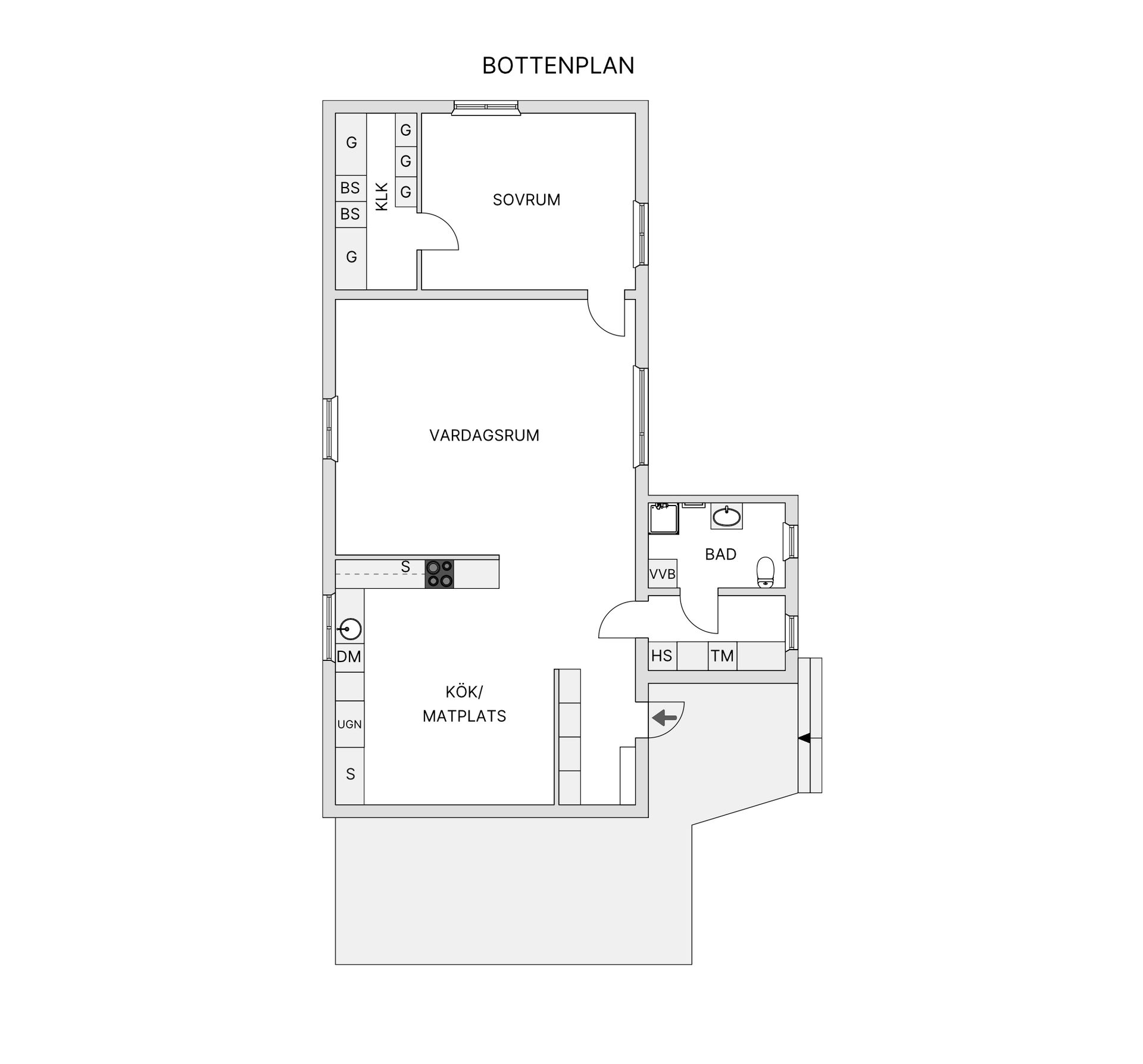 Villa, Sjötorgsgatan 4A, Centrala Gällivare, Gällivare