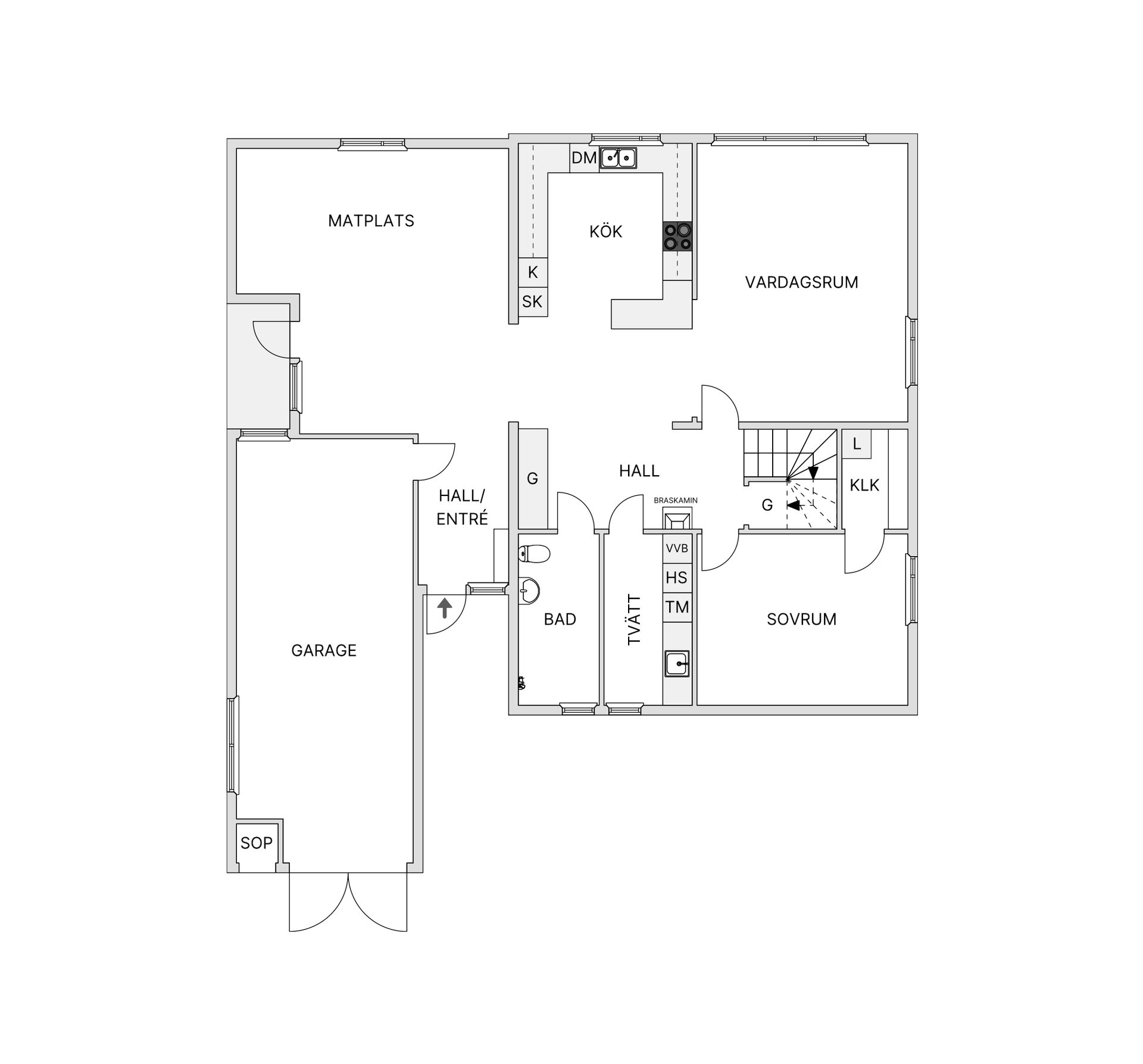 Villa, Slingervägen 51, Stenbäcken, Kalix