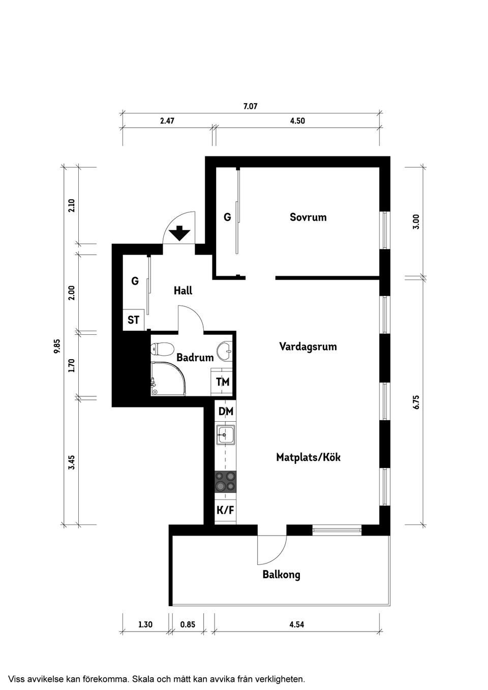 Bostadsrätt, Valthornsgatan 6, Västra Frölunda, Göteborg