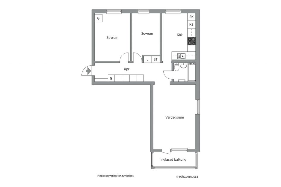 Bostadsrätt, Lundbovägen 17A, Granlo, Sundsvall