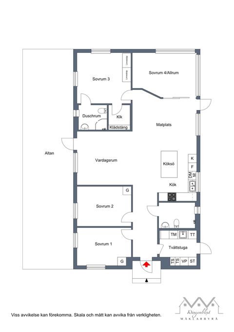 Villa, Tibble Skogsväg 28, Norrboda, Upplands-Bro