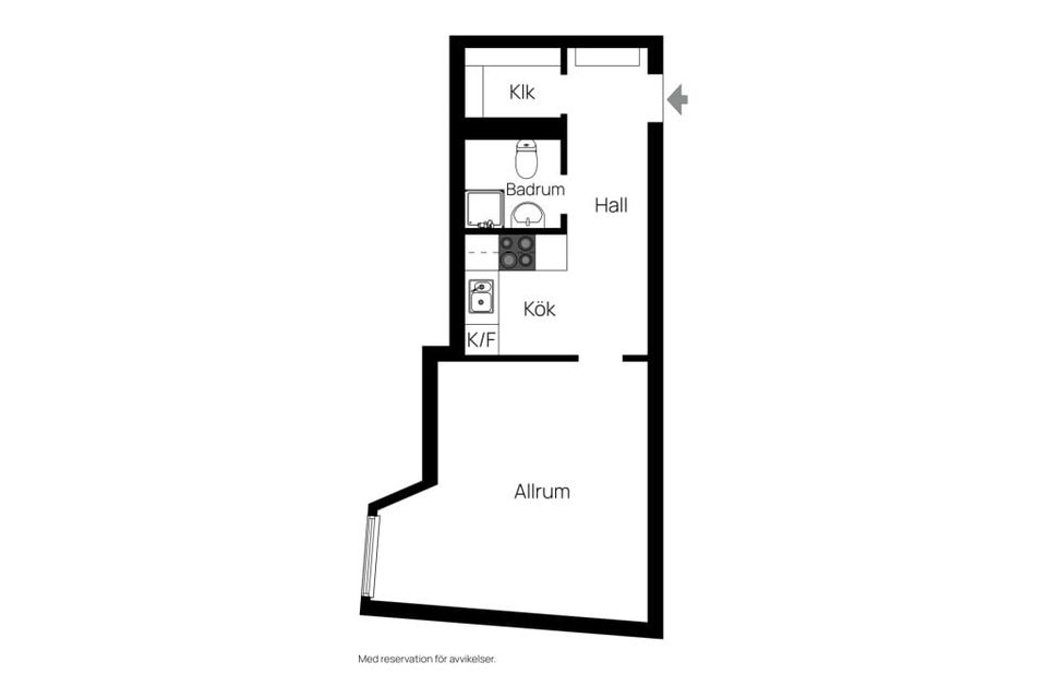Bostadsrätt, Vallbygatan 11, Fålhagen, Uppsala