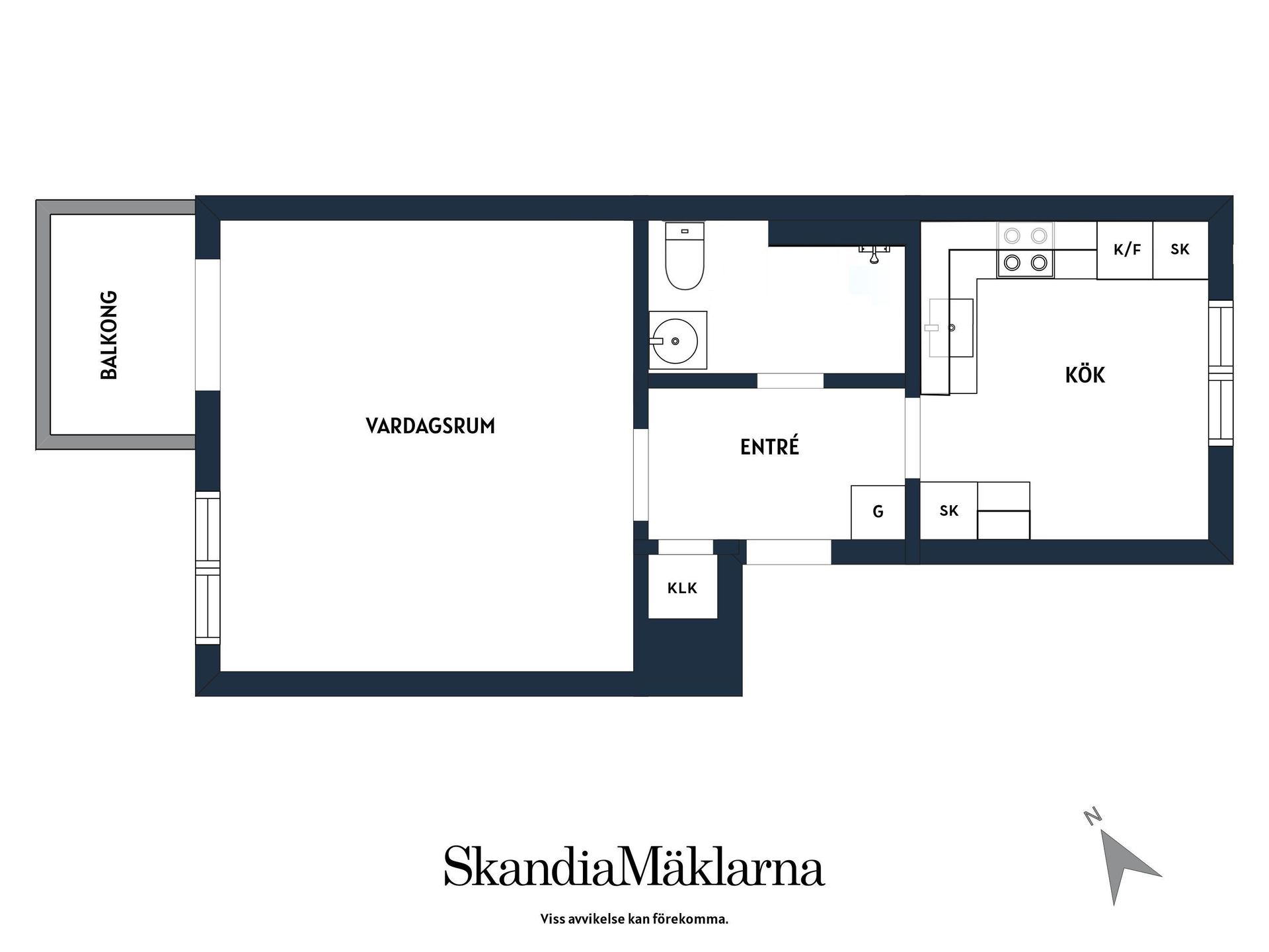 Bostadsrätt, Larslundavägen 8D, Centralt, Strängnäs