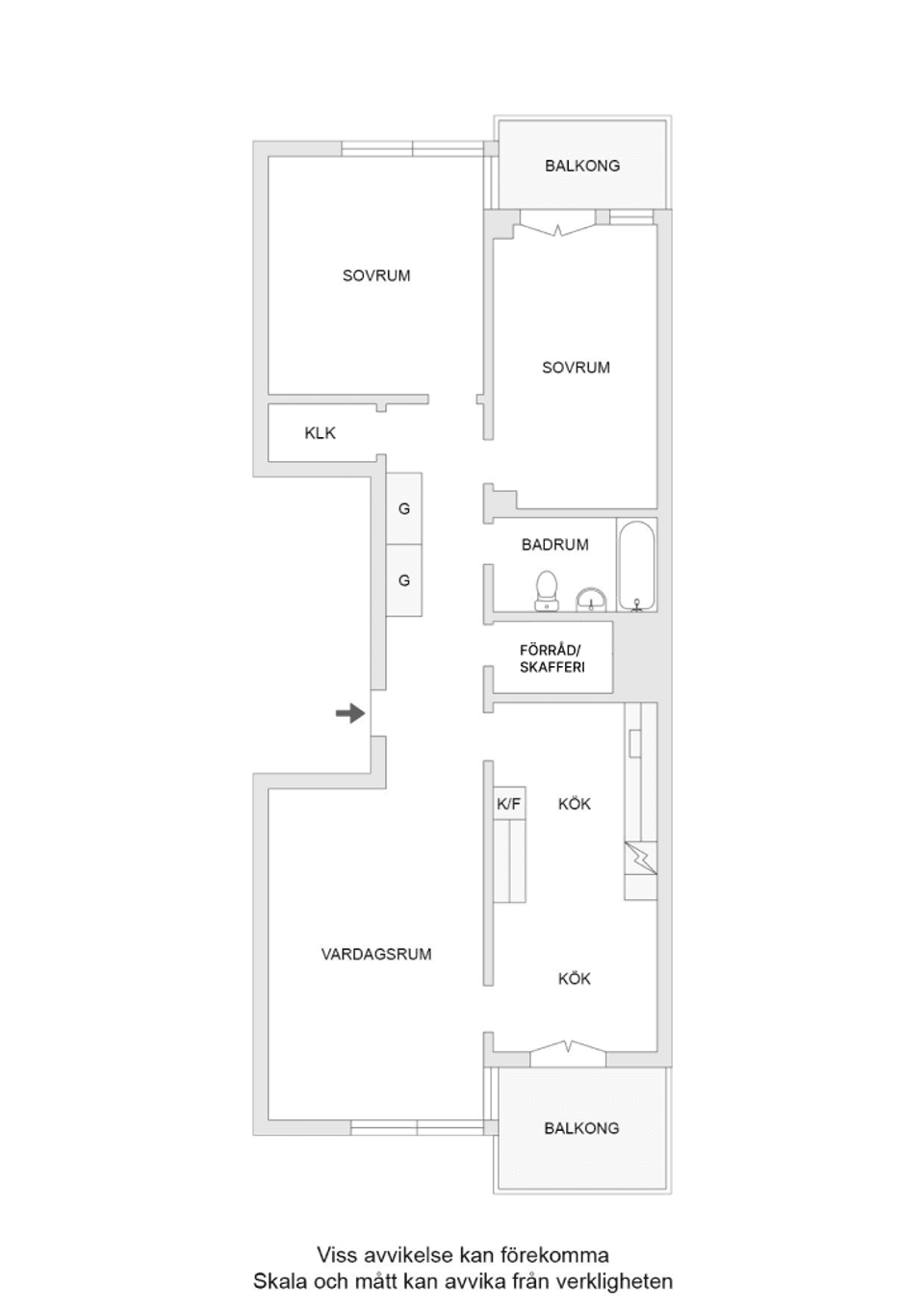 Bostadsrätt, Norrbygatan 3C, Malmaberg, Västerås