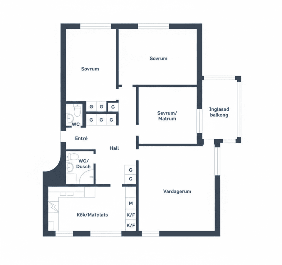 Bostadsrätt, Bryggartorpsgatan 13, Snopptorp, Eskilstuna