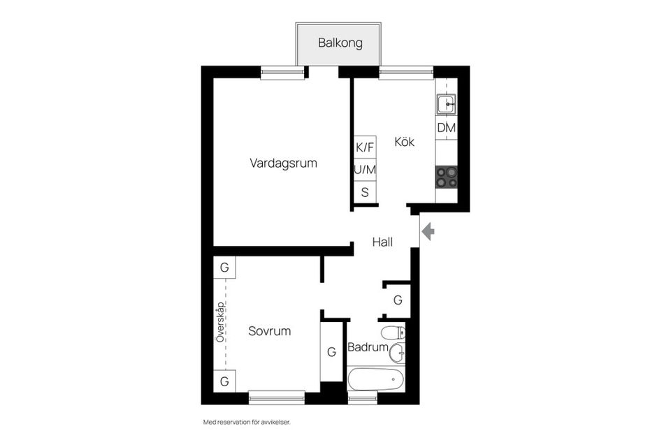 Bostadsrätt, Bordsvägen 21, Gubbängen, Stockholm