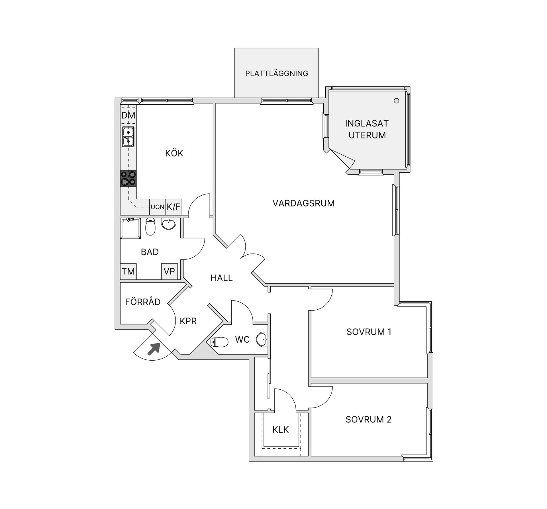 Bostadsrätt, Tallstigen 10, Falsterbo, Vellinge