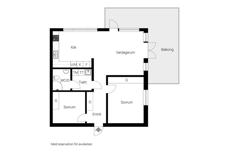 Bostadsrätt, Manfred Björkquists Allé 12 L, Sigtuna - Sjudargården, Sigtuna