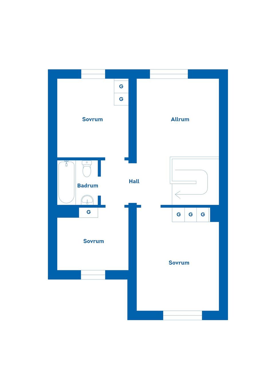 Bostadsrätt, Stövarvägen 1B, Marielundsviken, Strängnäs