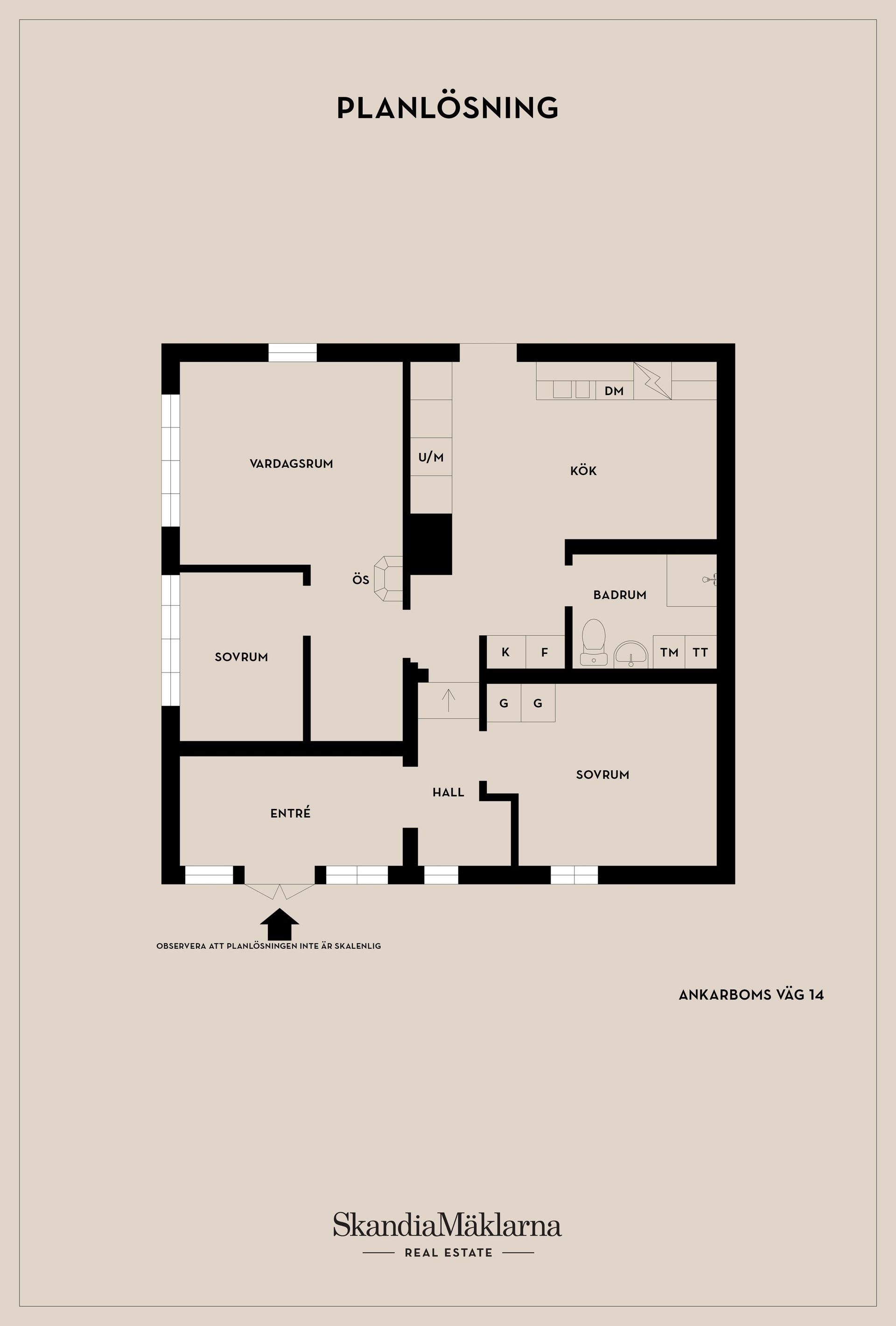 Villa, Ankarboms väg 14, Oxön, Värmdö