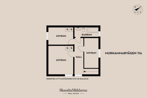 Radhus, Murhammarvägen 11A & 11B, Kareby, Kungälv