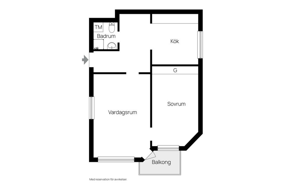 Bostadsrätt, Fjällkroken 9, Tullen, Borås
