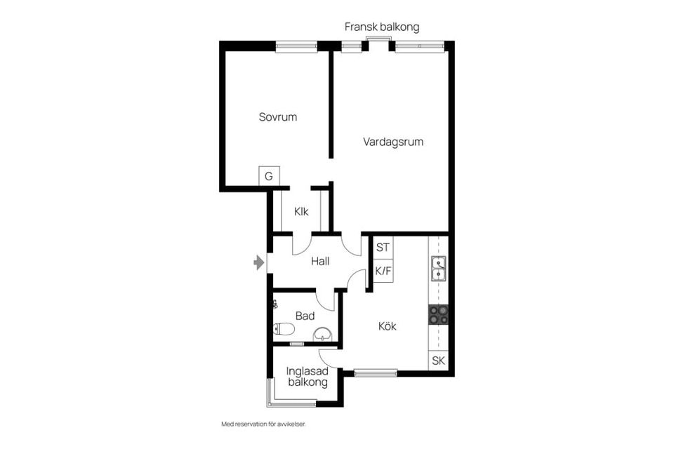 Bostadsrätt, Norra Storgatan 3k, Gislaved/Centralt, Gislaved