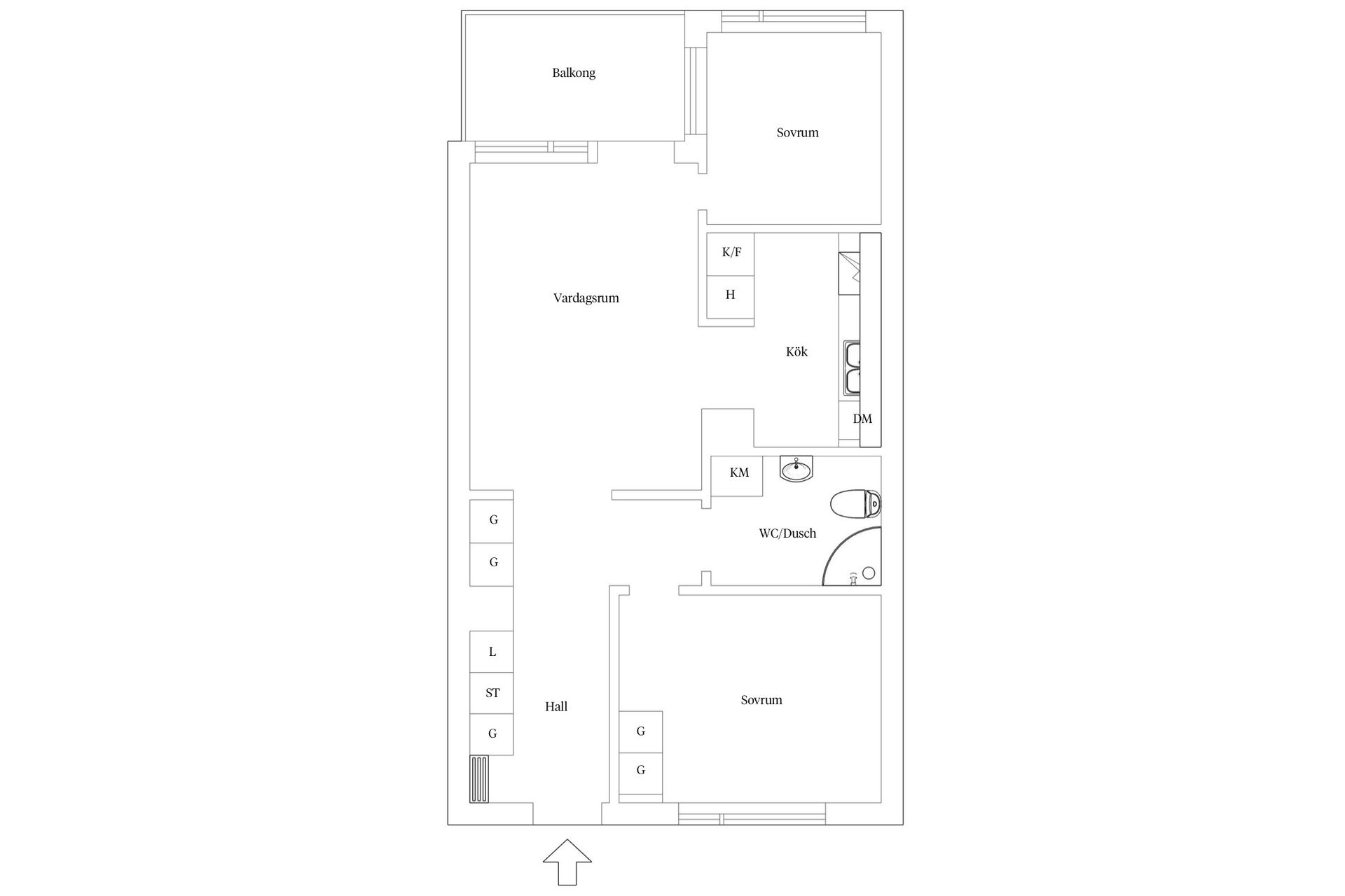 Bostadsrätt, Borstbindaregatan 1, Centrala Hisingen, Göteborg