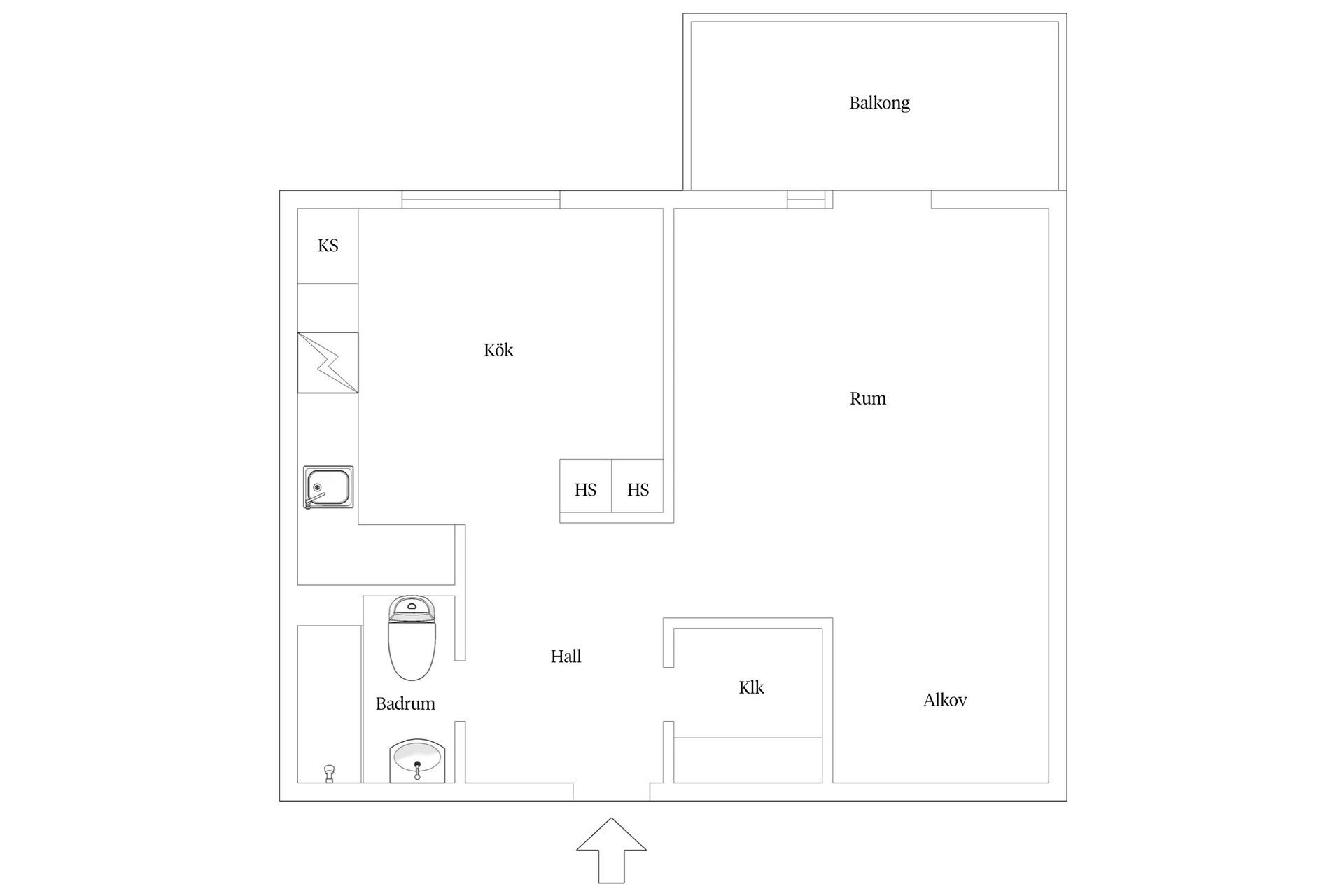 Bostadsrätt, Högalidsvägen 36B, Högalid, Trelleborg