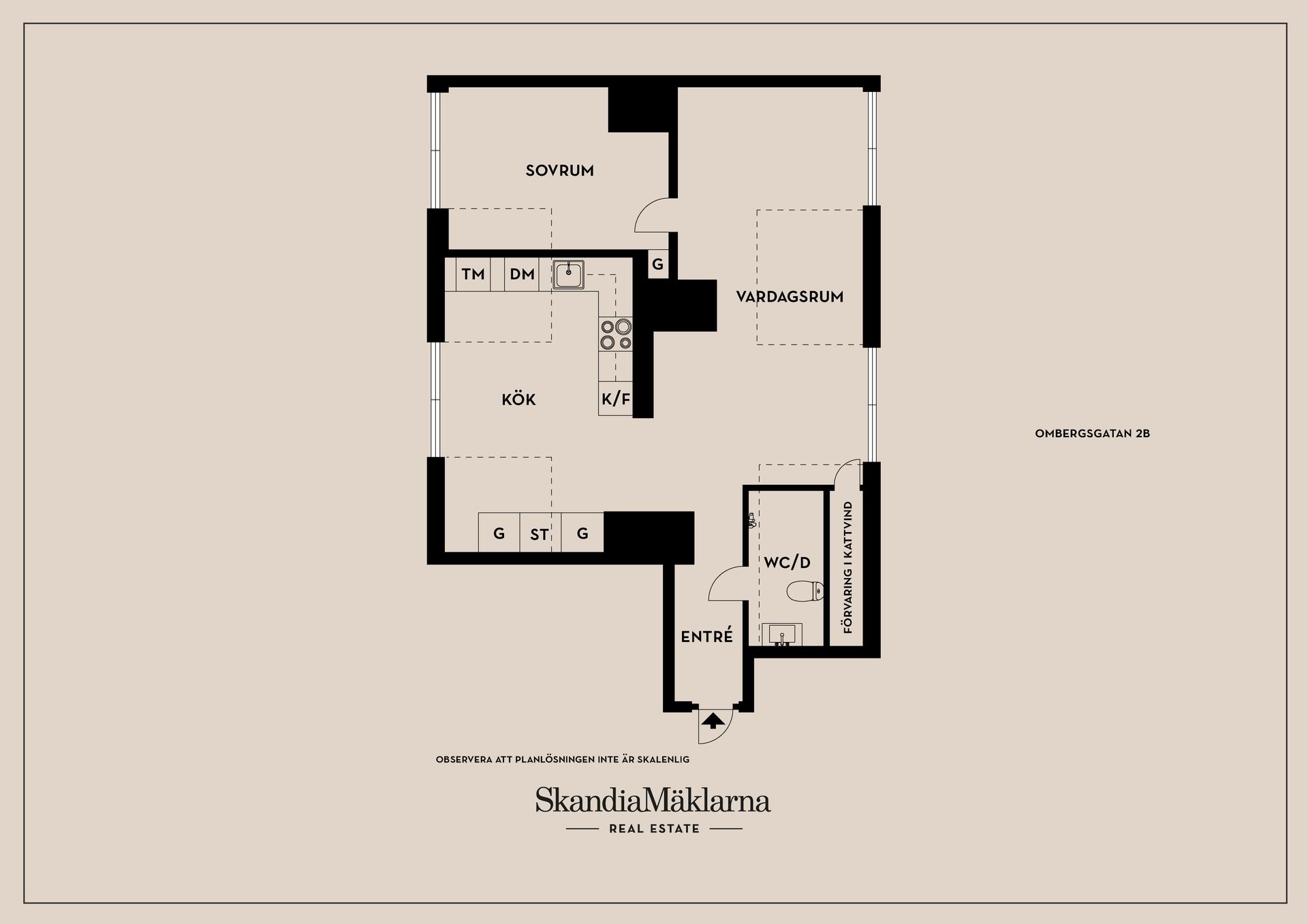 Bostadsrätt, Ombergsgatan 2B, Gottfridsberg, Linköping