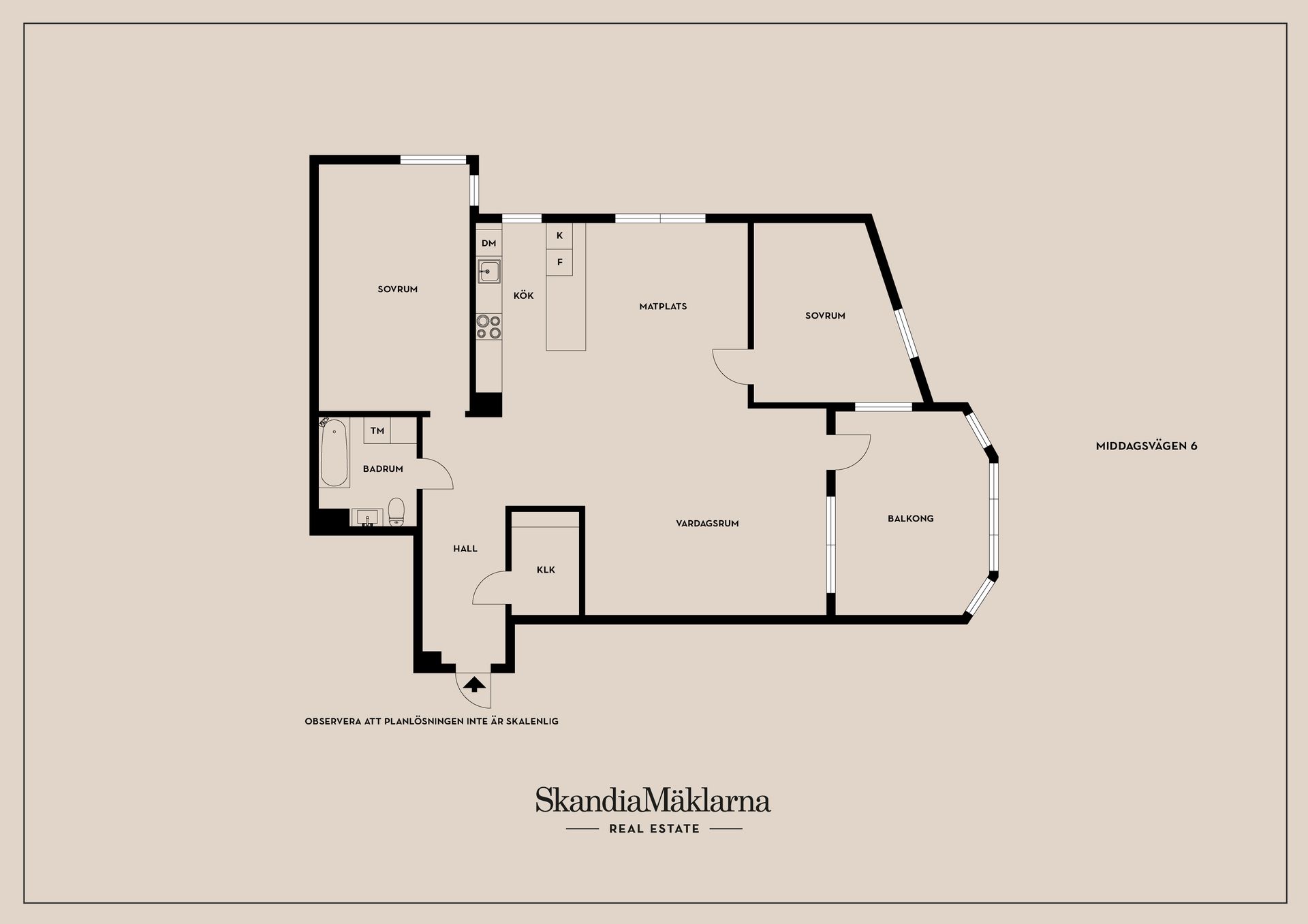 Bostadsrätt, Middagsvägen 6, Römossen, Botkyrka