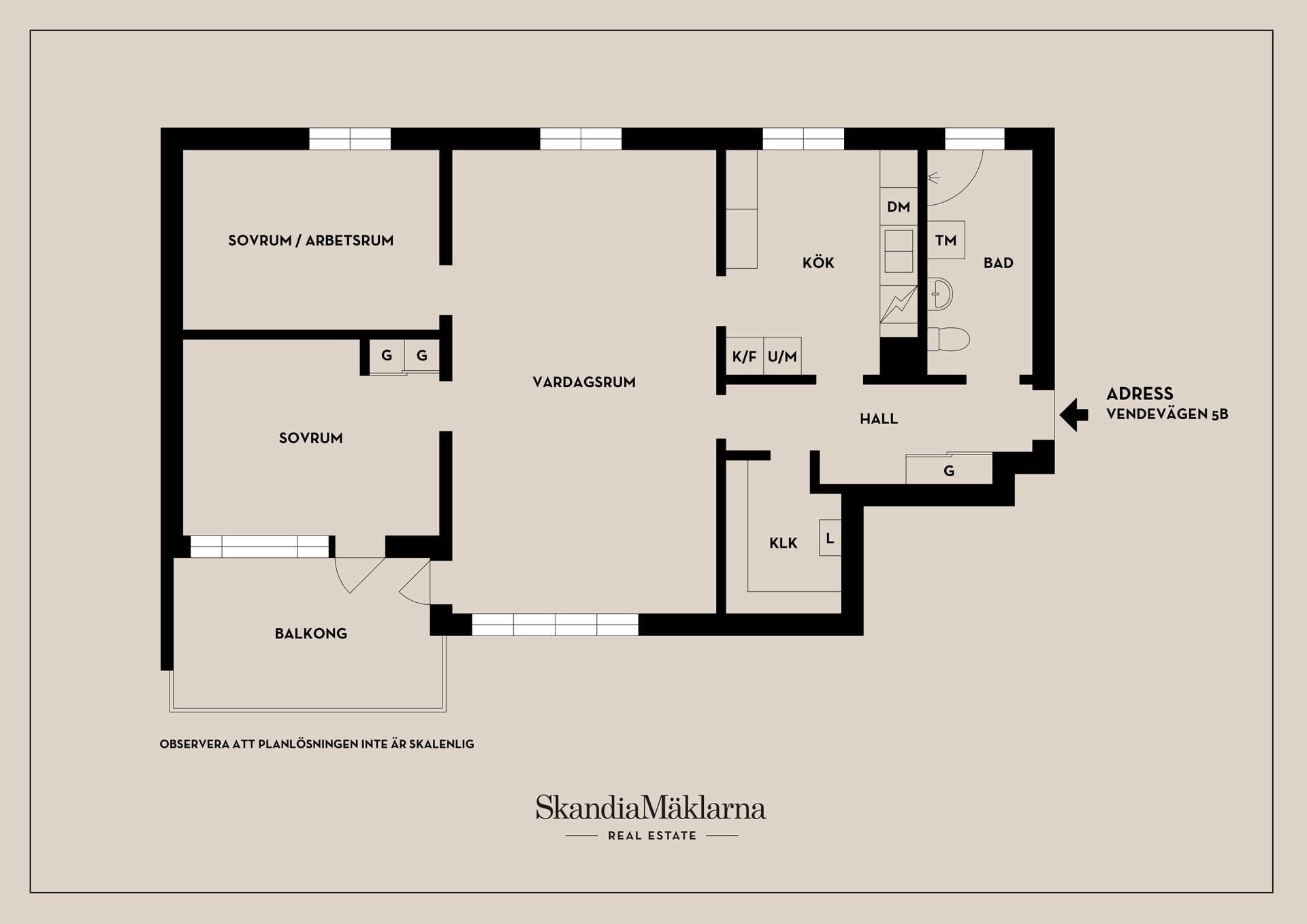 Bostadsrätt, Vendevägen 5B, Danderyd
