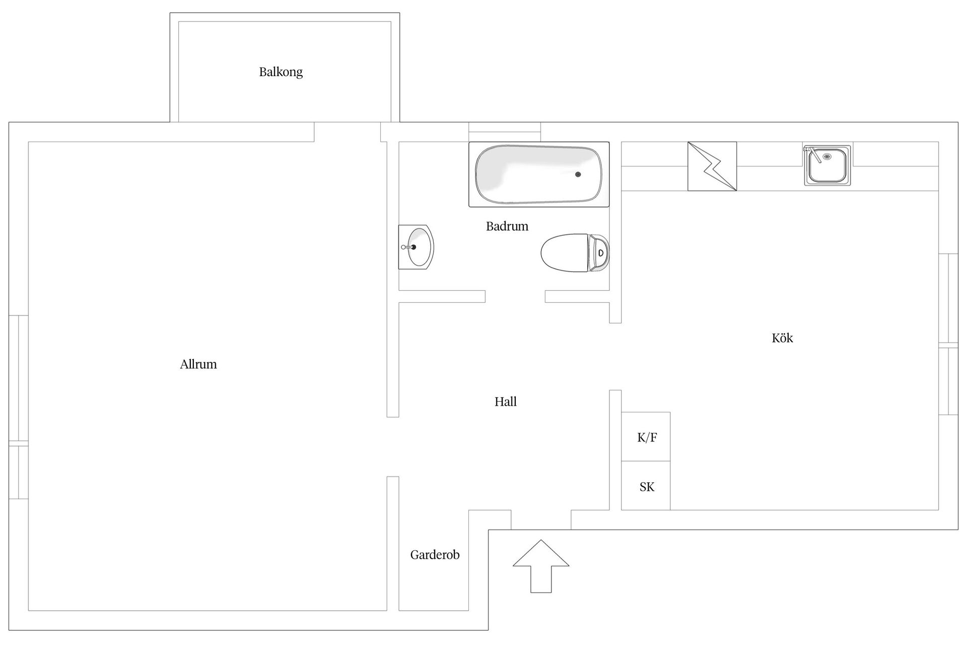Bostadsrätt, Kabelgatan 41A, Majorna, Göteborg