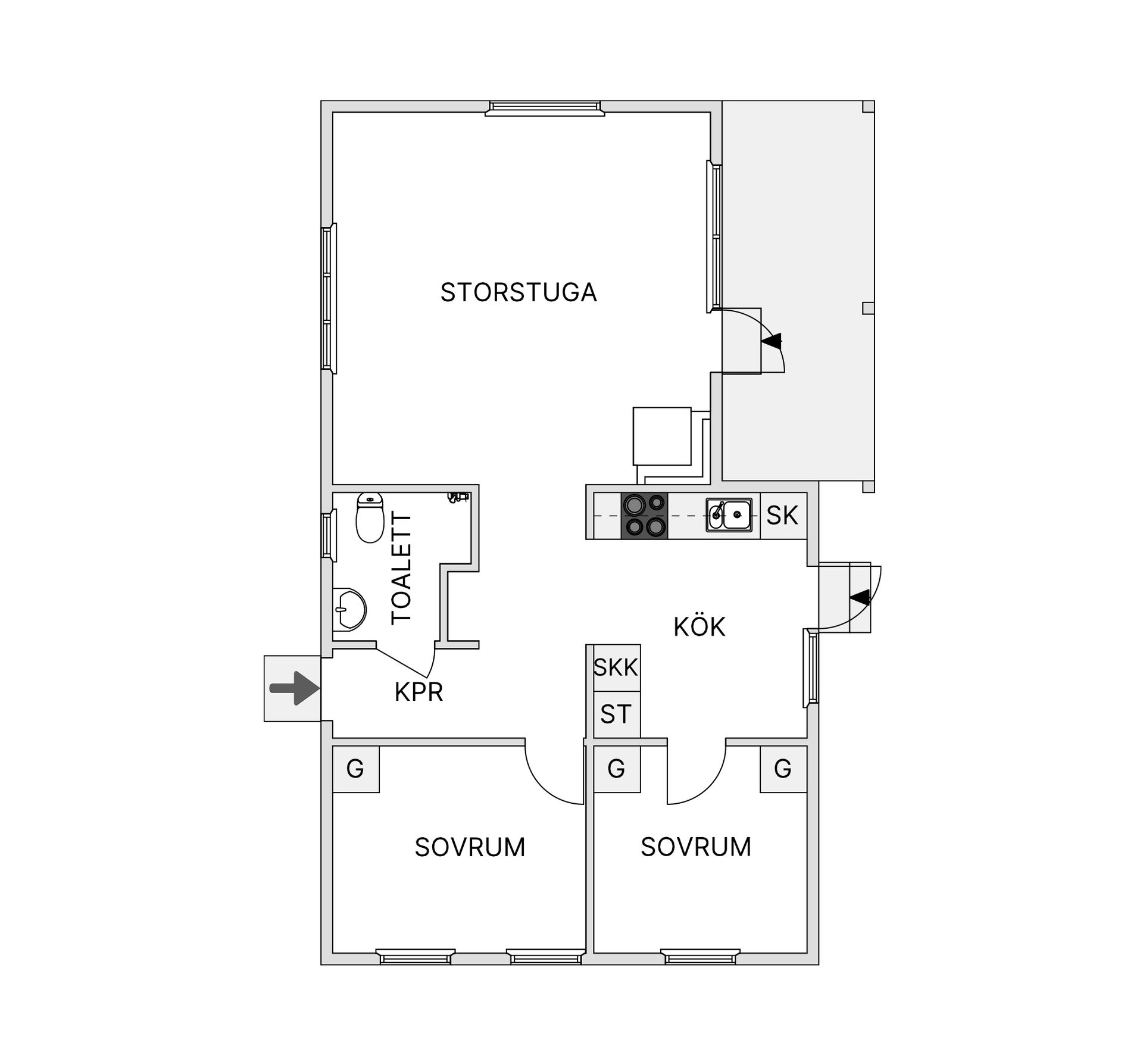 Villa, Bromsvägen 5, Raksta/Solberga/Bergholm, Tyresö