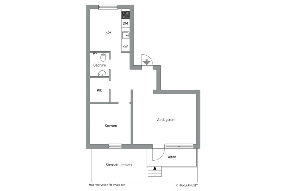 Bostadsrätt, Korngatan 1, Centralt Öster / Nyatorp, Halmstad