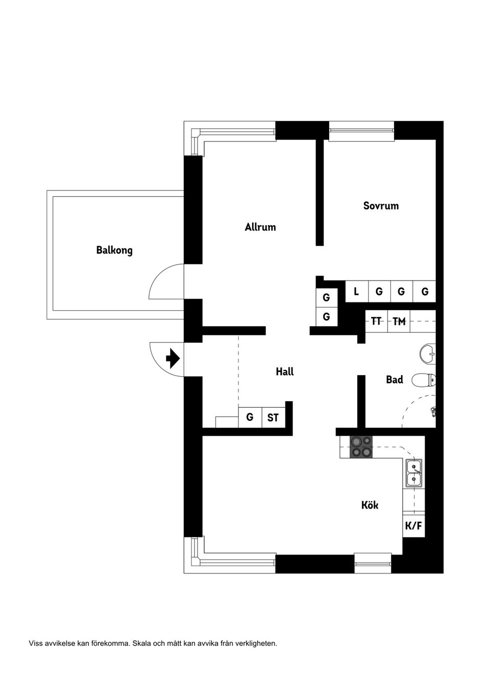 Bostadsrätt, Segerstadsvägen 70C, Hovshaga, Växjö