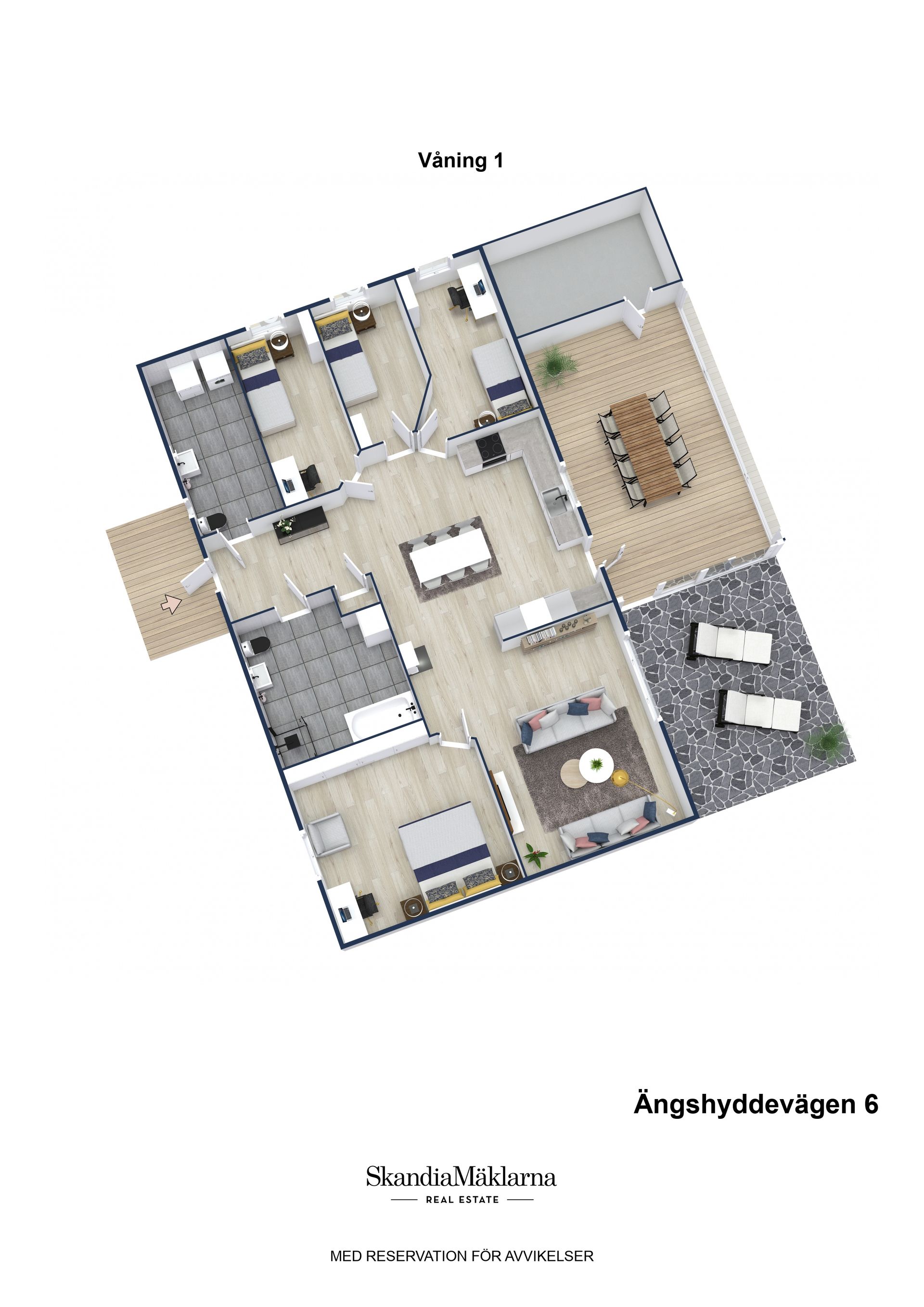 Villa, Ängshyddevägen 6, Furuvik, Gävle