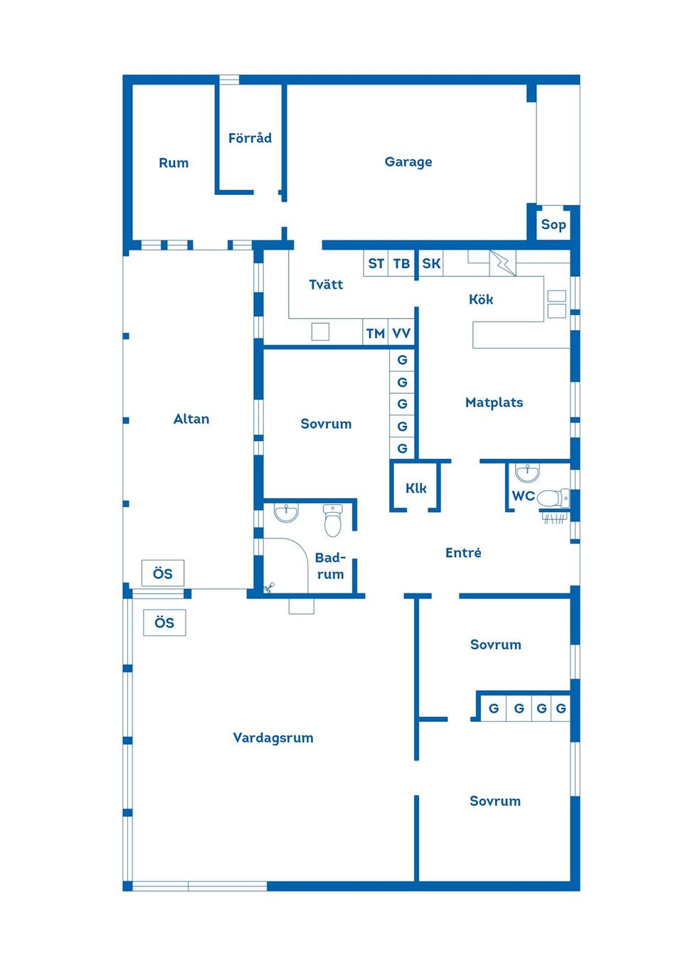Villa, Radhus, Slåttergatan 7, Åker, Nässjö