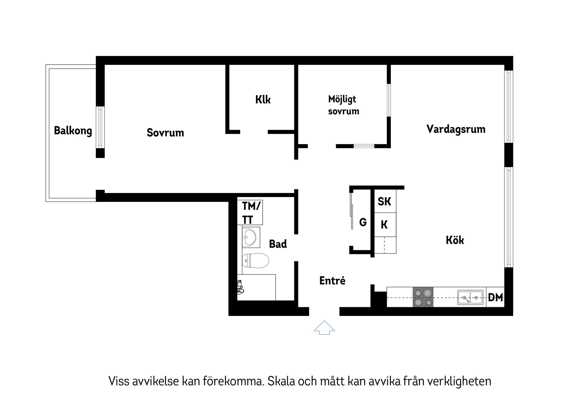Bostadsrätt, Huvudstagatan 3A, vån 5, Solna Centrum, Solna
