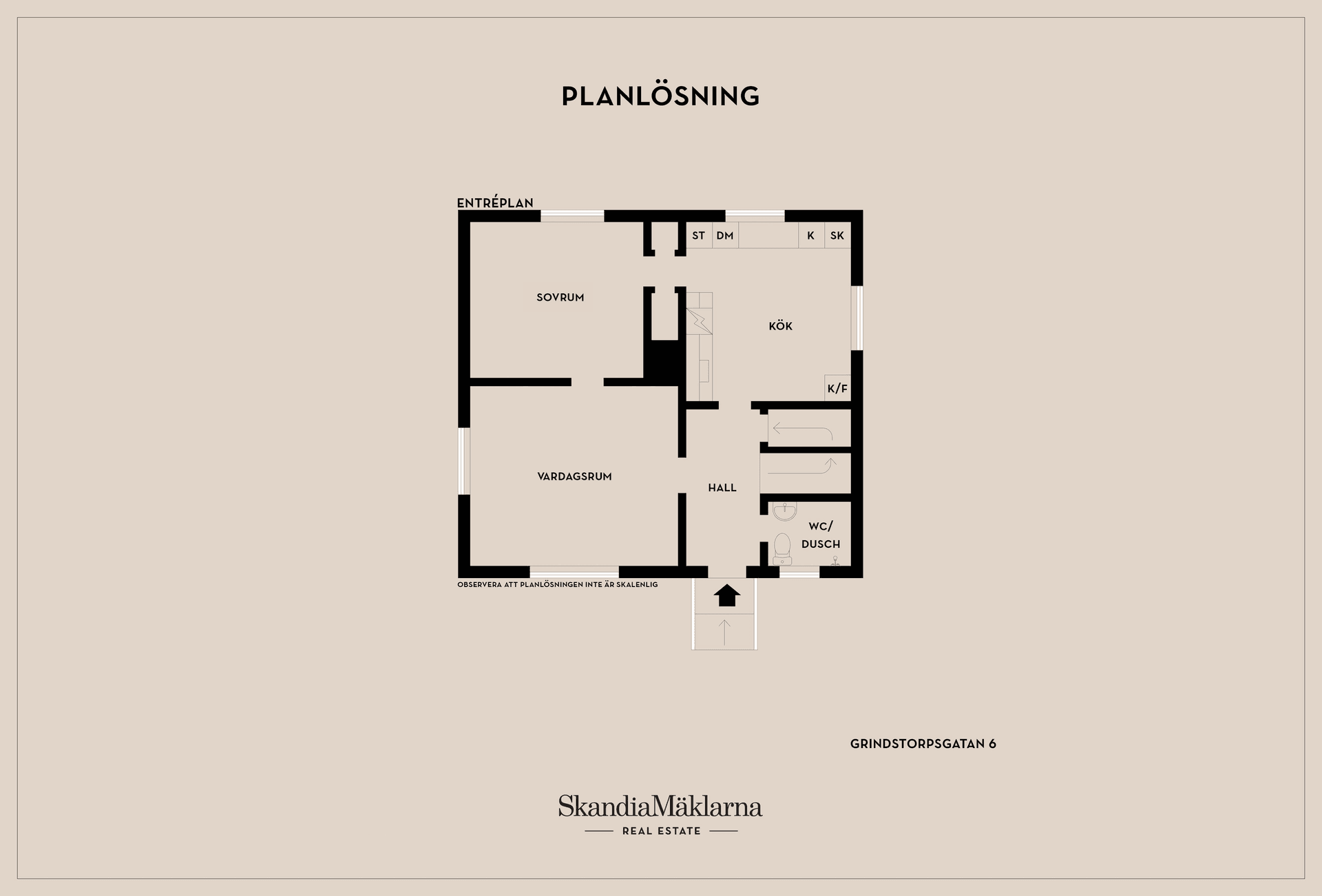 Villa, Grindstorpsgatan 6, Centrum, Tidaholm