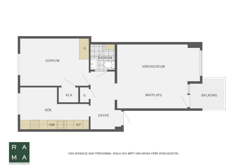 Bostadsrätt, Björkvägen 3C, Parkstaden/Egna Hem, Kristianstad