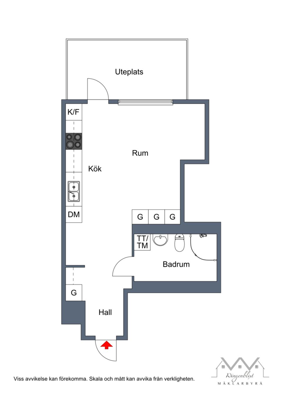 Bostadsrätt, Femstenavägen 3, markplan, Norrboda, Upplands-Bro
