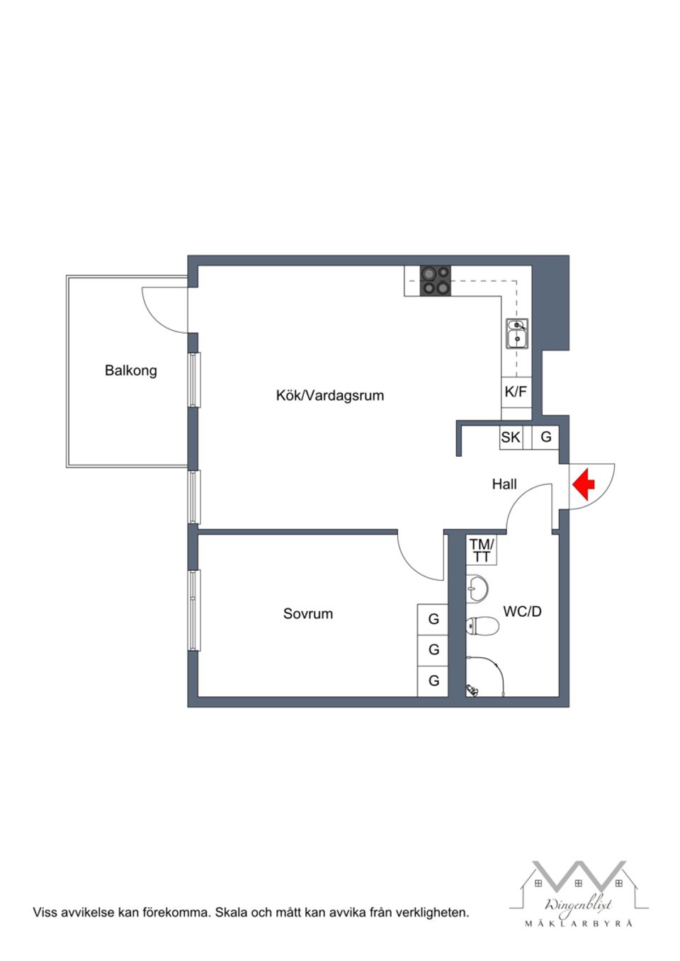 Bostadsrätt, Femstenavägen 11, 2 tr, Norrboda, Upplands-Bro