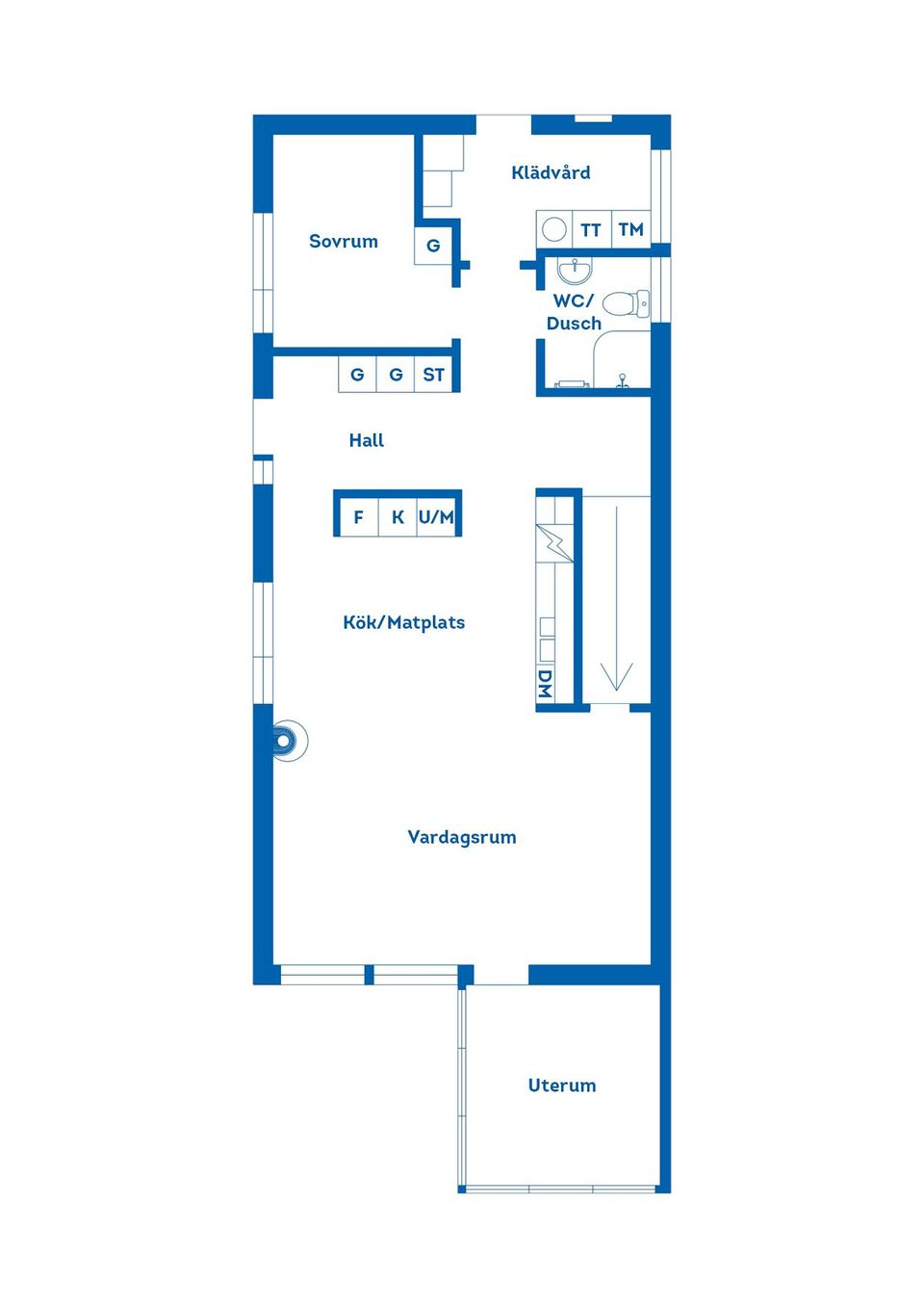 Villa, Tullgatan 5G, Centralt, Nässjö