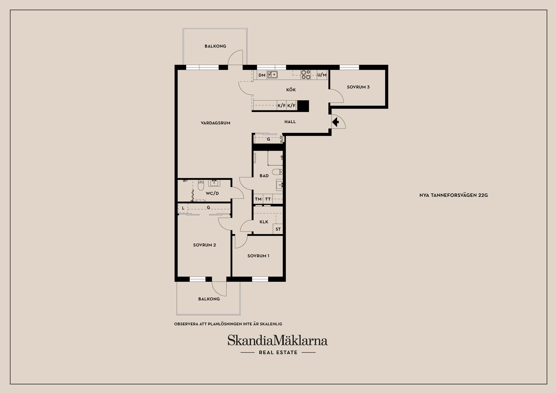 Bostadsrätt, Nya Tanneforsvägen 22G, Centralt/Tannefors, Linköping