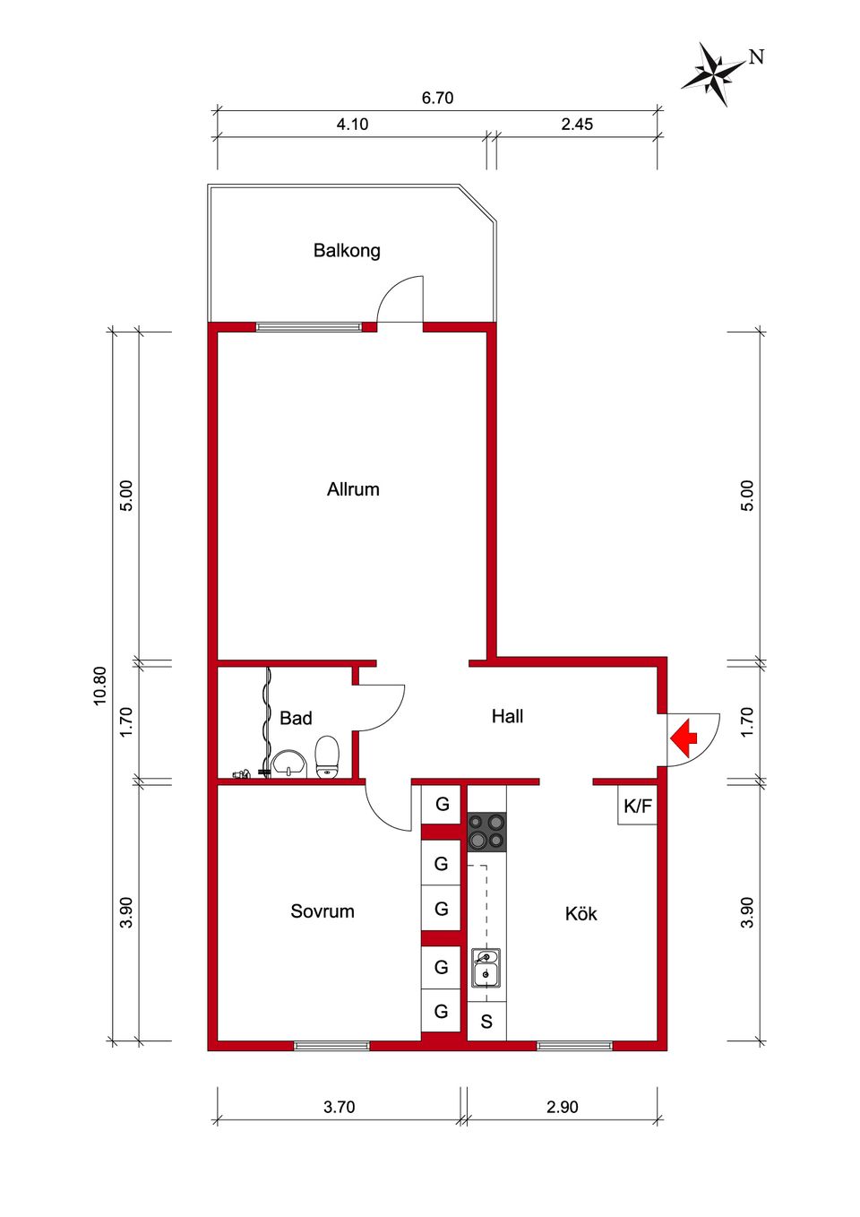 Bostadsrätt, Idrottsgatan 3B, Åstorp