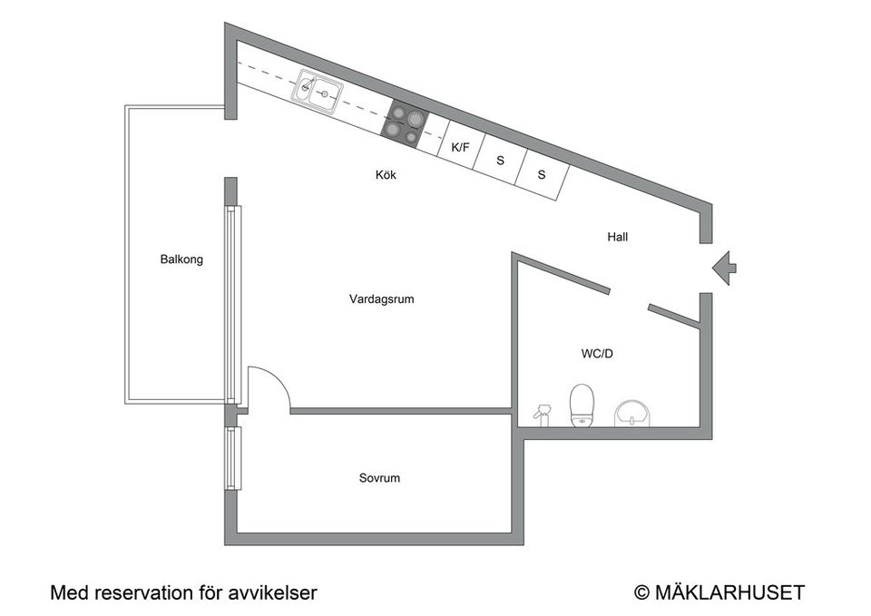 Bostadsrätt, Mariehällsvägen 4, Mariehäll, Stockholm